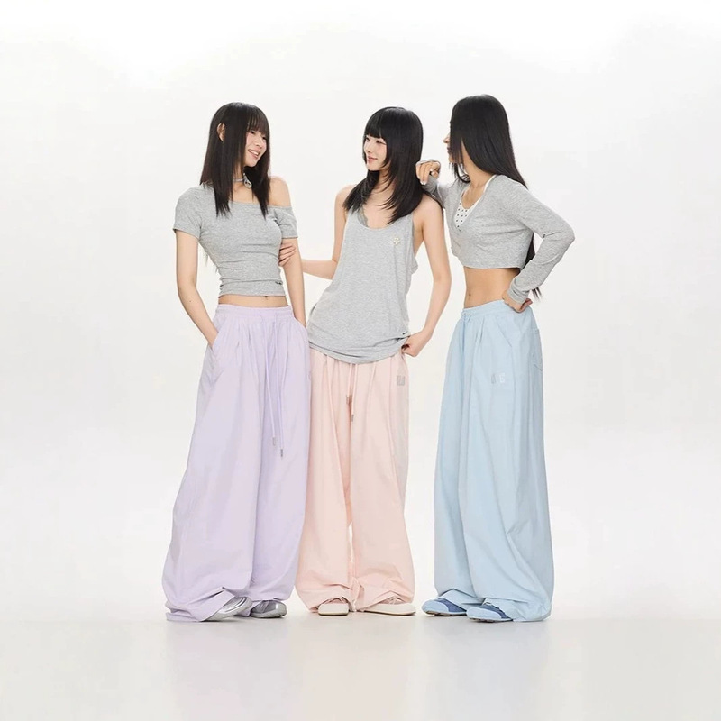 Street Dance Trendy Brand Minimalist Airy Quick-Dry Pants Hip-Hop Dance Pants Jazz Spicy Girl Sports Pants Trendy