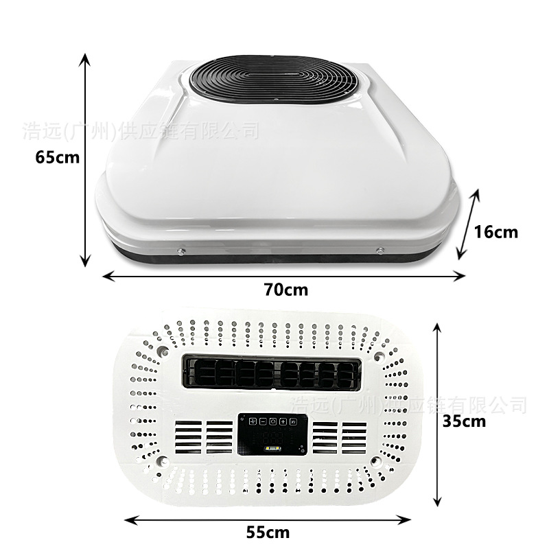Manufacturer's new parking air conditioner integrated 12V24V electric scroll frequency conversion camper commercial vehicle truck air conditioner
