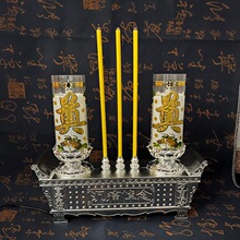 仿真电子白色蜡烛祭祀祭祖殡葬用品白事长明灯清明灵堂蜡烛灯批发