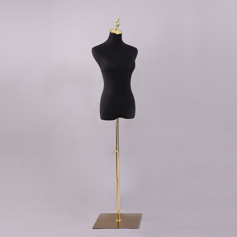 Modelo de tienda de ropa estante leche seda hembra medio cuerpo maniquí mesa modelo de cabeza pantalla estante ventana vestido de novia modelo accesorios femenino image 12