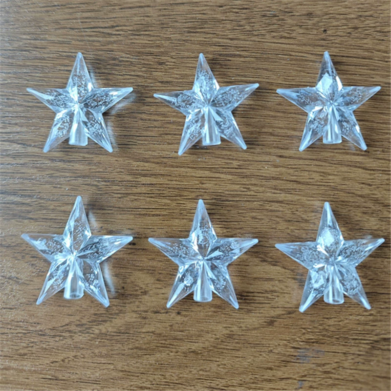 Оптовая продажа цветные фонари пластиковые аксессуары 1.7cm шары пузырь 2.3cm шар звезды пчелы маленькие капли снежинки вишни