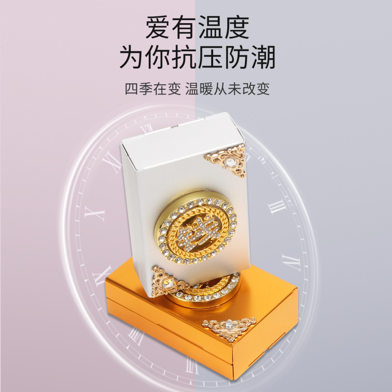 金属烟盒粗中细款式旋转钱金属装饰烟盒 厂家手工diy装饰烟盒批发|undefined