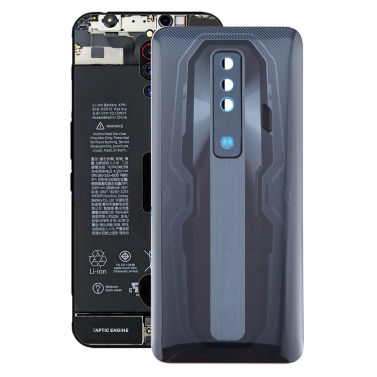 Aplicable a la cubierta trasera de la batería ZTE Nubia Red Magic 7S (color: Caballero de la noche)