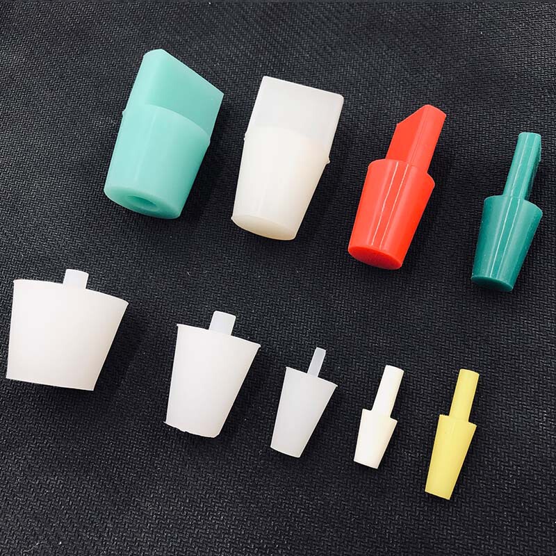Silicone Conical Plug Sealing Plug with Handle, Spray Anti-Bake Electroplating Blind Hole Plug, Plug Head, Universal Conical Rubber Plug