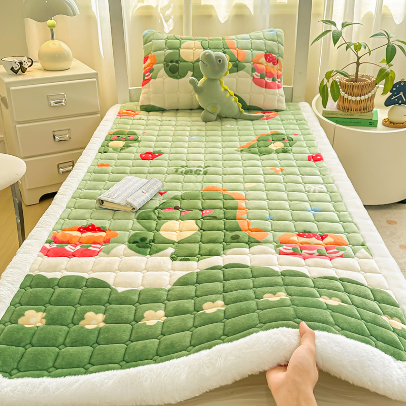 Colchón de terciopelo caliente de invierno de clase A materna y infantil colchón de terciopelo de leche colchón tatami dormitorio colchón de dormitorio