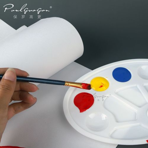 Color palette cross-border children's painting 10-hole watercolor gouache acrylic oil painting painting graffiti plastic paint palette