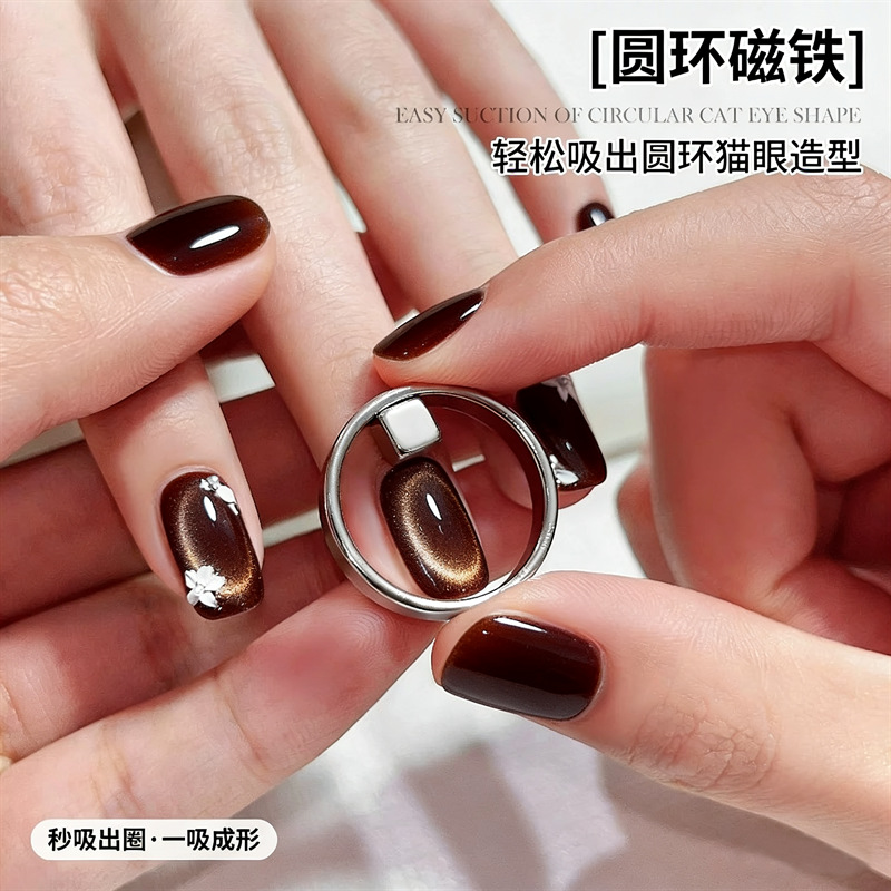 Herramientas de uñas Imán de ojo de gato súper magnético Imán de esmalte de uñas de ojo de gato de succión especial Serie de imanes multifuncionales