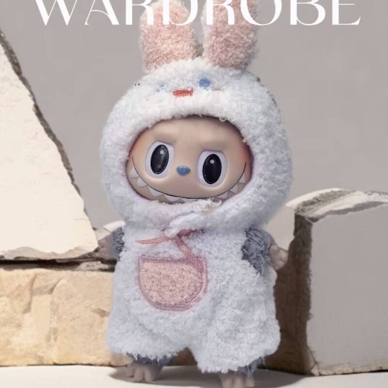 可爱拉布布娃衣labubu一二三代蟑螂衣服炸虾娃衣换装娃娃公仔玩偶|undefined