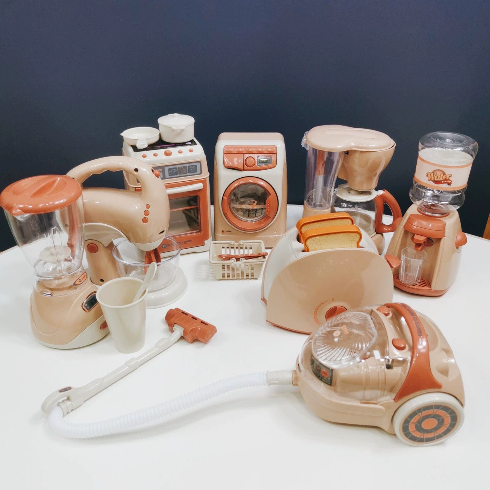 Детский домашний симулятор электрического света и звуковых эффектов Мелкая бытовая техника Стиральная машина тостер соковыжималка игрушка через границу