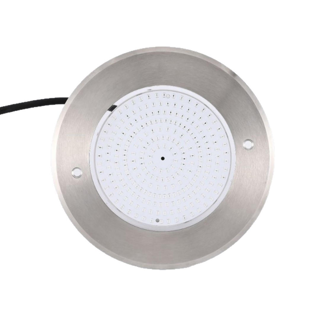 Luz de piscina de acero inoxidable IP68 pared ultra delgada lámpara submarina aplicación inteligente lleno de pegamento completo lámpara de fondo de agua 4 líneas DC12V image 6