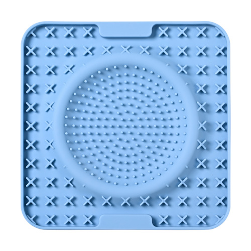 New silicone pet licking mat pet placemat silicone slow food mat dog non-slip slow food mat dog licking plate mat
