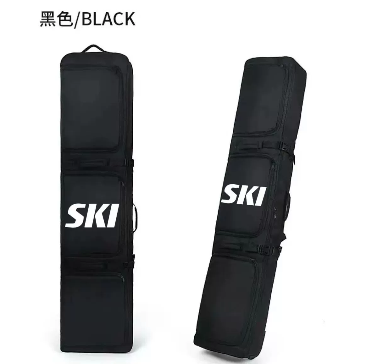 Новая одиночная и двойная лыжная сумка с колесом, сухим и мокрым разделением