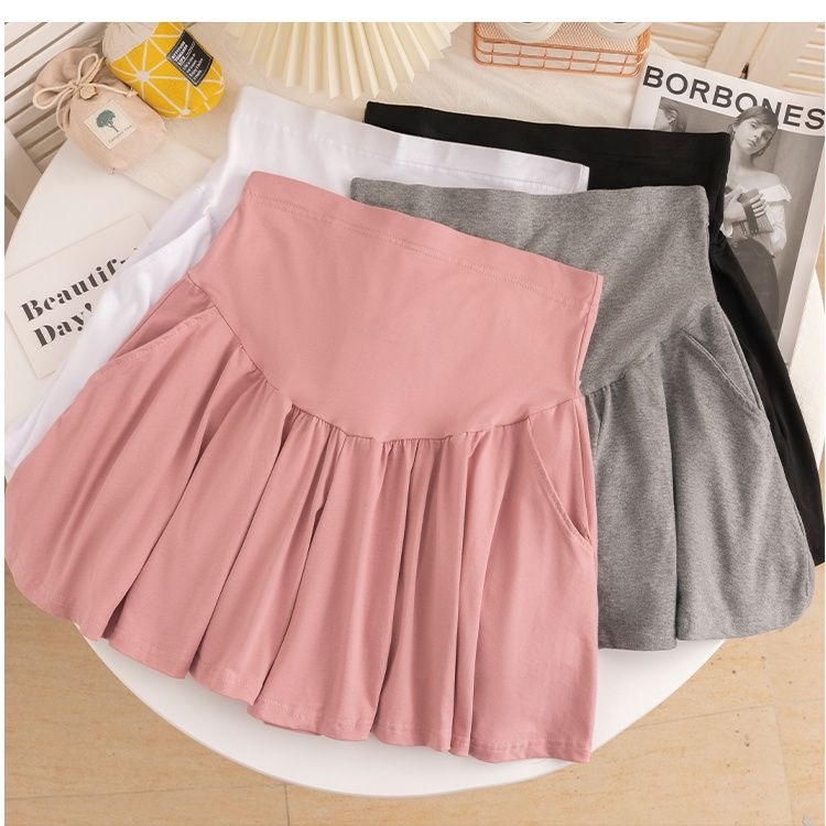 Maternity Shorts Summer Thin Wide Leg Pants Casual Pregnancy Slimming Leggings Pregnant Belly Covering Shorts Adjustable