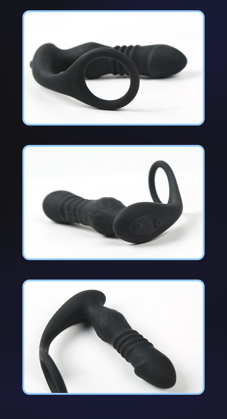Remote Control Retractable Prostate Massager Wearable Silicone Anal Plug — detail image 28