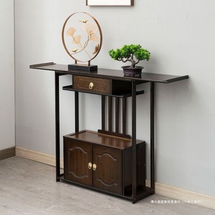 Solid Wood Entrance Table Entrance Hall Table Fragrant Case New Chinese Style Simple Living Room Table End View Table Entrance Cabinet Light Luxury Modern