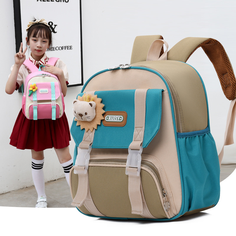 Mochila infantil de dibujos animados para niños, mochila escolar para niñas, estilo coreano, mochila ligera transpirable, mochila para reducir la carga.