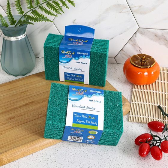 New Emery Cleaning Cloth Brush Pot Washing Dishes Rust Removal Decontamination Acrylic Particle Brushed Cloth Kitchen Magic Wipe