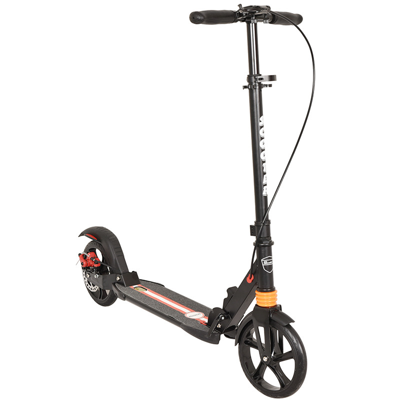 跨境青少年二轮碟刹可折叠校园单脚滑便携滑板车scoote成人代步车