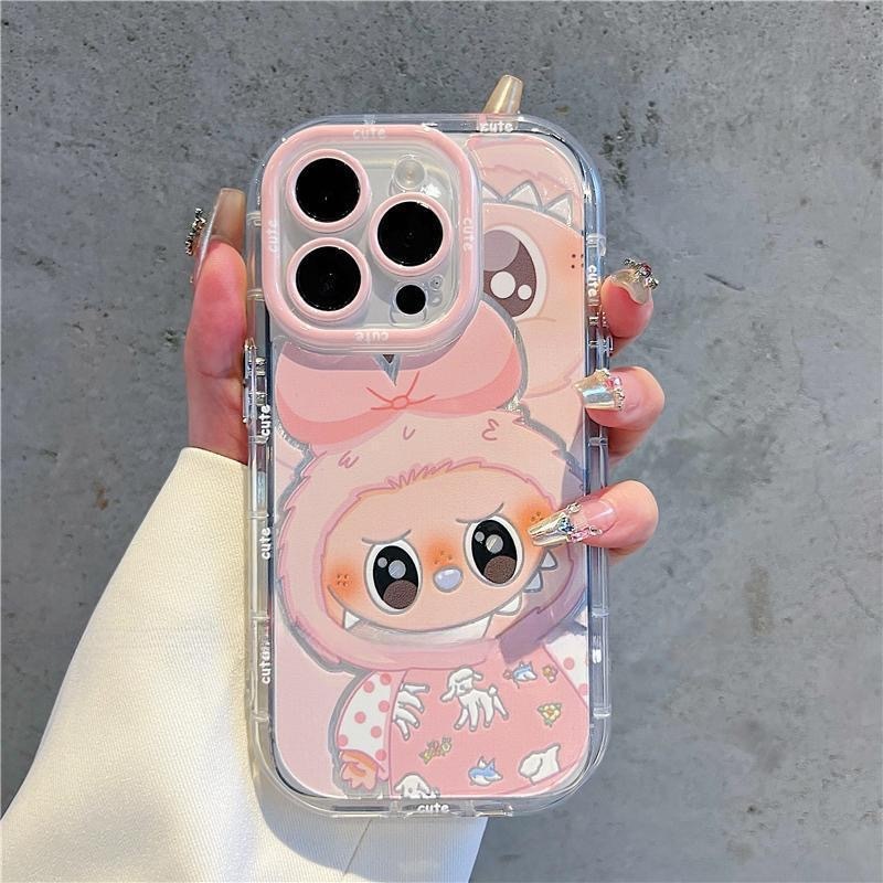 かわいいラブブ Apple 16promax 携帯電話ケース iPhone15 オールインクルーシブ 14 フェザーガーゼクリーム 13 カップル 12 ハード|undefined