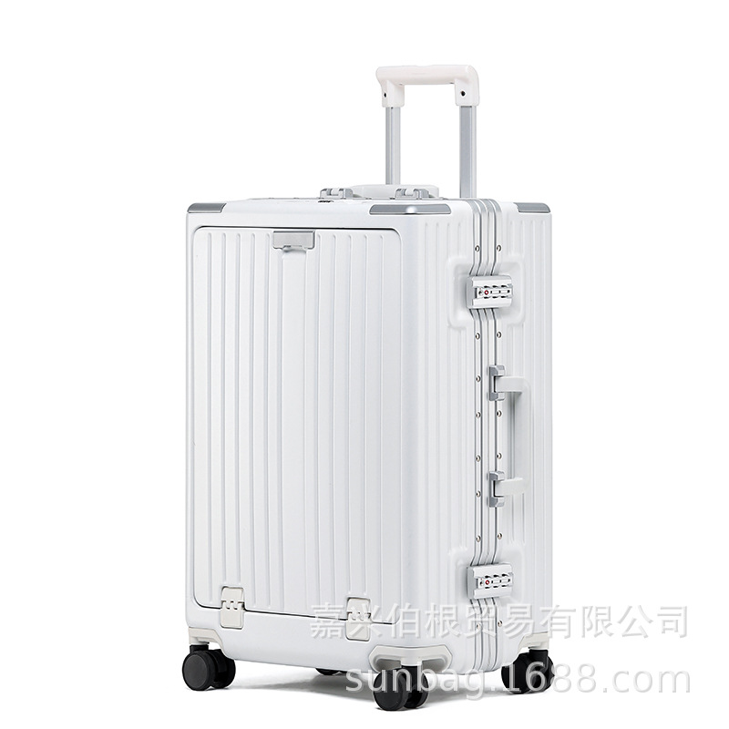 우아한 흰색 [폭발적인 고급 다기능 전면 개방 알루미늄 상자]]