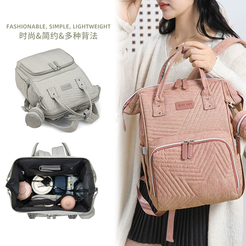 Новый стиль вышивка волнистая сумка для матери и ребенка соска для хранения мумия сумка для ребенка путешествия легкая внешняя сумка сухая и влажная