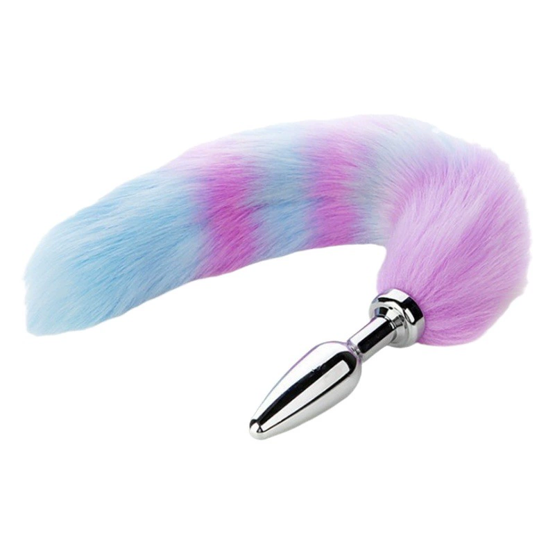 Металлический лисий хвост женский резьбовой хвост задняя Анальная пробка пары забавная белая лиса съемные секс-товары для взрослых