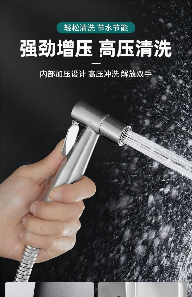 Wholesale of bathroom squat toilet water tank, toilet, washing machine flushing, spray Angle valve, one inlet and two outlets with pressurized flushing water details Picture
