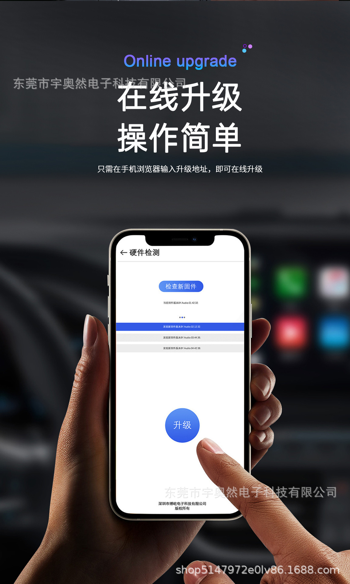 Original Cross-Border Popular Wired-To-Wireless Carplay Box Module Android Auto Two-In-One Car Connectivity