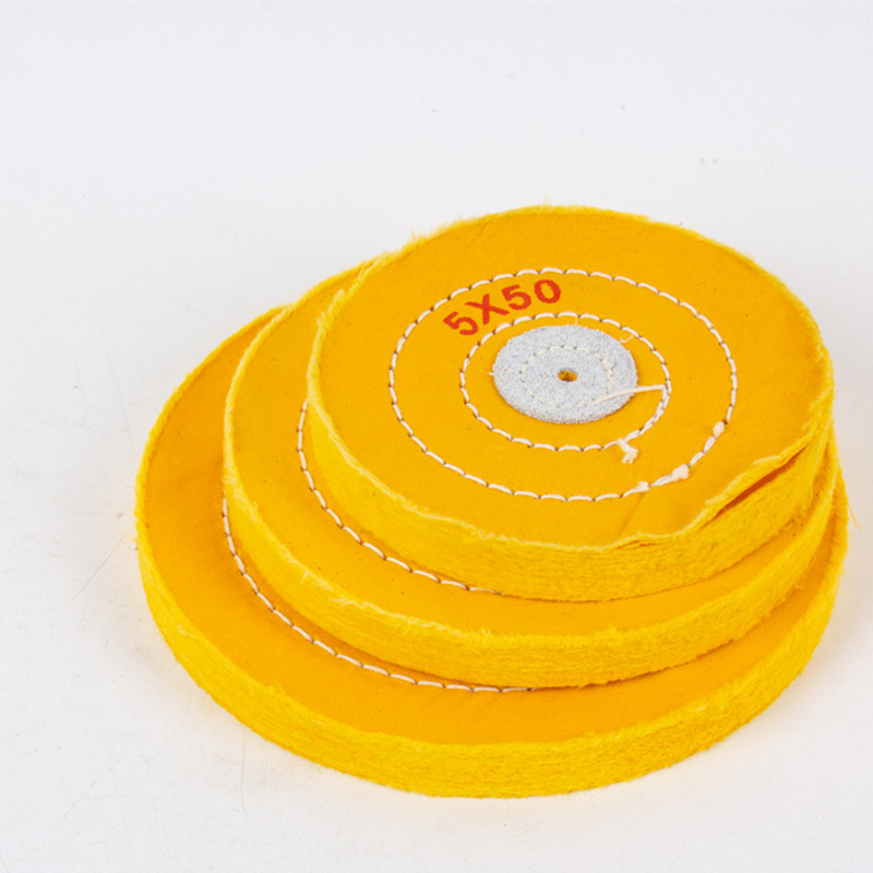 首饰抛光布轮珍珠尼绒金属铝合金镜面不锈钢棉布打磨轮棉布轮