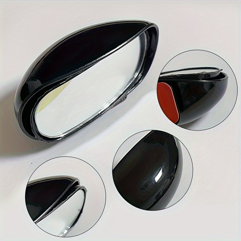 Car Interior Rearview Mirror 360-Degree Adjustable High-Definition Auxiliary Mirror Blind Spot Observation Mirror Non-Destructive Installation