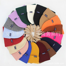 跨境秋冬针织帽男欧美潮休闲套头帽情侣防寒保暖帽护耳加厚毛线帽