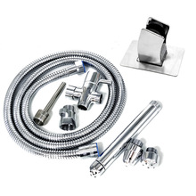 家用跨境电商新品不锈钢灌肠管卫生间肛门淋浴软管花洒金属冲洗器