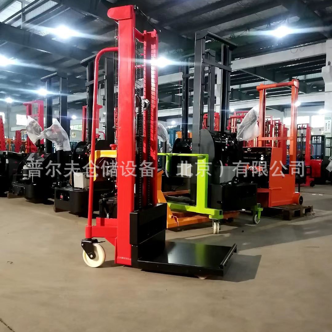非标可定半电动液压卷材卷膜塑膜升降车堆高车工位车模具上料车