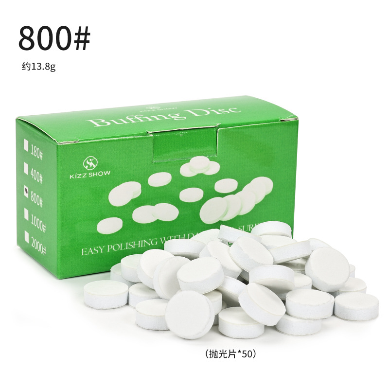 Transfronteriza nueva caja de manicura 50 unidades pulido piezas de arena 15mm pulido piezas de arena herramientas de pulido traje