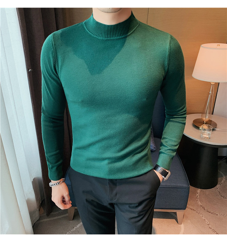 Men's Half Turtleneck Sweater 4