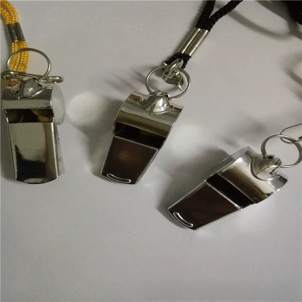 304 Stainless Steel Metal Referee Whistle Coach Referee Competition Special Iron Whistle Whistle Sports Whistle
