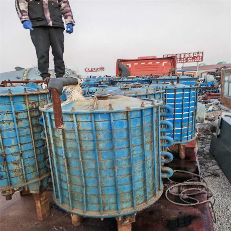 二手搪玻璃碟片式换热器  耐腐蚀石墨热交换设备 内循环可拆盛源