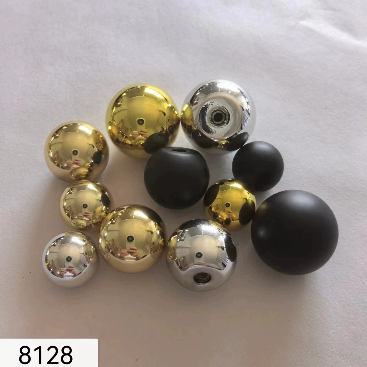 Пластиковые круглые шарики Пластиковые ручки для шкафа Двери шаровых ручек для выдвижного ящика с одним отверстием пластиковые ручки