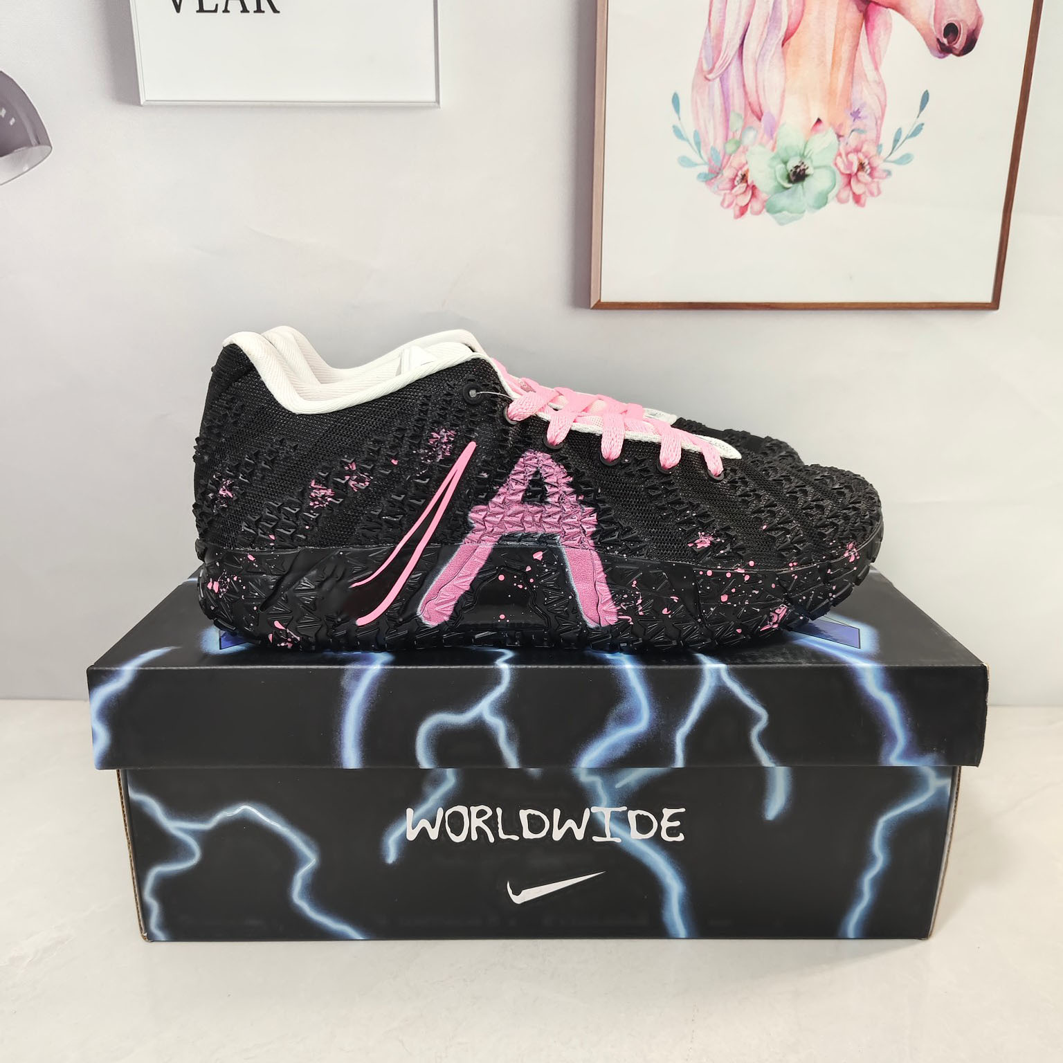 Zapatos de baloncesto de alta calidad JA3 de combate real Morant tres generaciones de zapatos deportivos casuales de noche resistentes a la torsión, agarre, zapatos de rebote