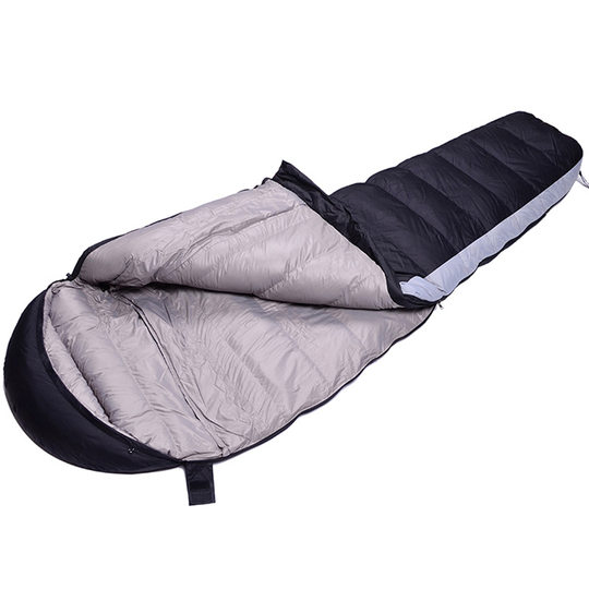 Cross-border Outdoor Camping Down Sleeping Bag Mummy Adult Camping Mountaineering Portable White Duck Down Sleeping Bag for Four Seasons