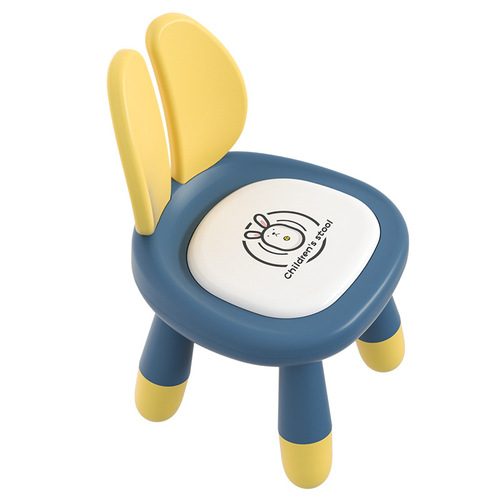 Thickened children's bench called calling chair kindergarten plastic back chair baby home small chair non-slip small stool