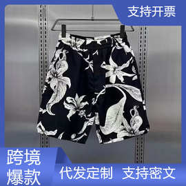 跨境外贸夏装休闲短裤男潮牌爆款宽松休闲潮流外穿中裤百搭韩