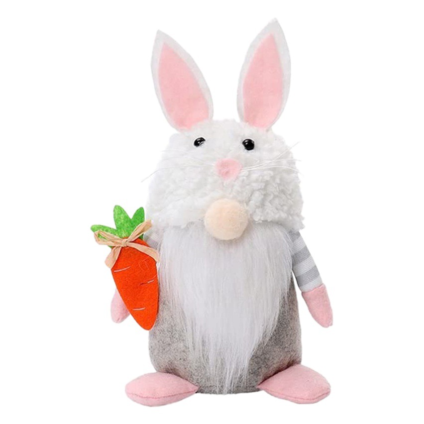 Transfronterizo nueva muñeca de Pascua conejo de peluche decoración de escritorio accesorios de ventana decoraciones navideñas