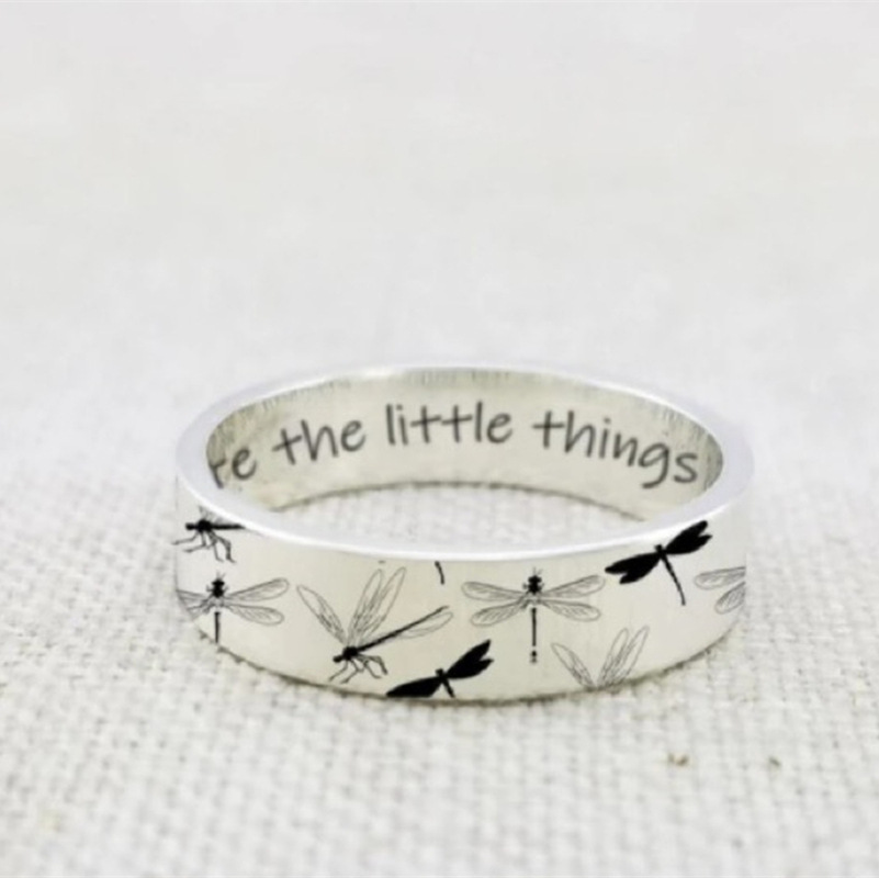 Insect Pattern Women's Gender Retro Insect Alloy Plating Women's Rings