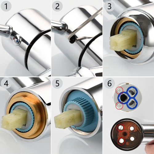 Spanish track valve core cold and hot faucet ceramic valve core mixing valve kitchen faucet valve core 35#40#