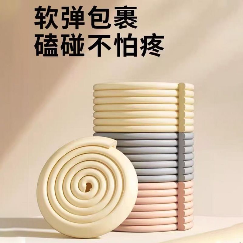 Child-friendly, eco-friendly, and non-toxic anti-collision strips for beams and columns, designed to prevent babies from bumping their heads and to protect corners of room beams and staircases
