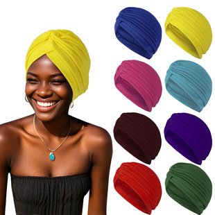 Women's Stretch Pullover Yoga Hat Watermelon Headwear Hat Indian Bags Hat Middle Eastern Muslim Hat
