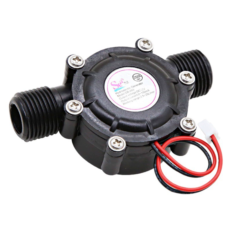 Гидрогенератор для проточных систем, 4-секционная труба DB-268, микрощеточный гидроэлектрический генератор канального типа, выход DC12V, напрямую от производителя