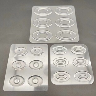Silicone anti-wear eye stickers transparent casual small round stickers massage foot care foot stickers shoes back wear foot stickers