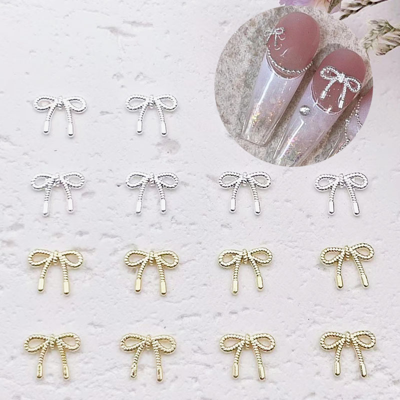 New Cross-Border Butterfly-Themed Gold Nail Art Accessories, DIY Alloy Small Ornaments, Accessories Wholesale